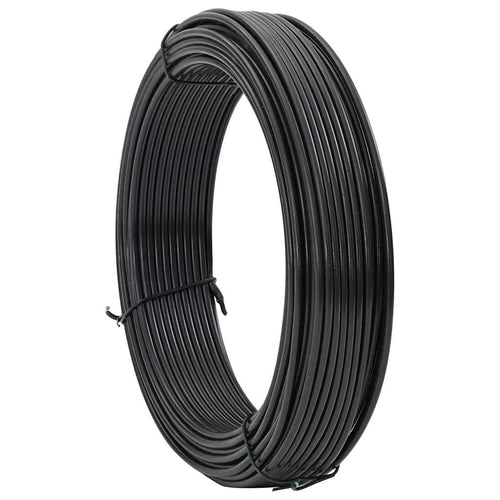 Anthracite PVC Fence Tying Wire 33 m