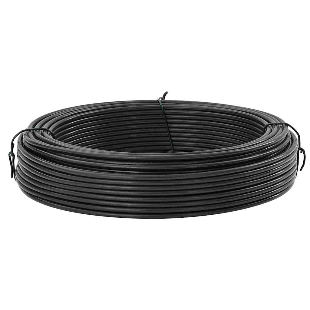 Alambre de sujeción para vallas Antracita 33 m PVC