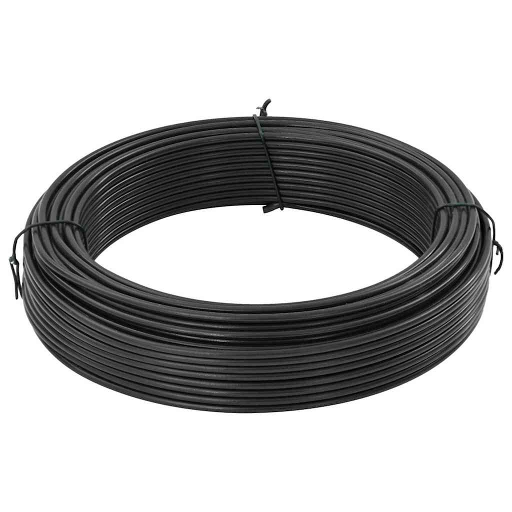Alambre de sujeción para vallas Antracita 33 m PVC