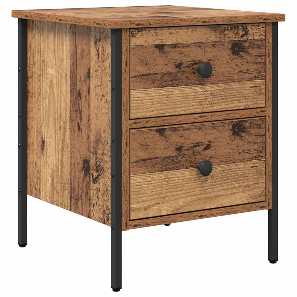 Cabinet de Noche con cajón Madera vieja 40 x 42 x 50 cm