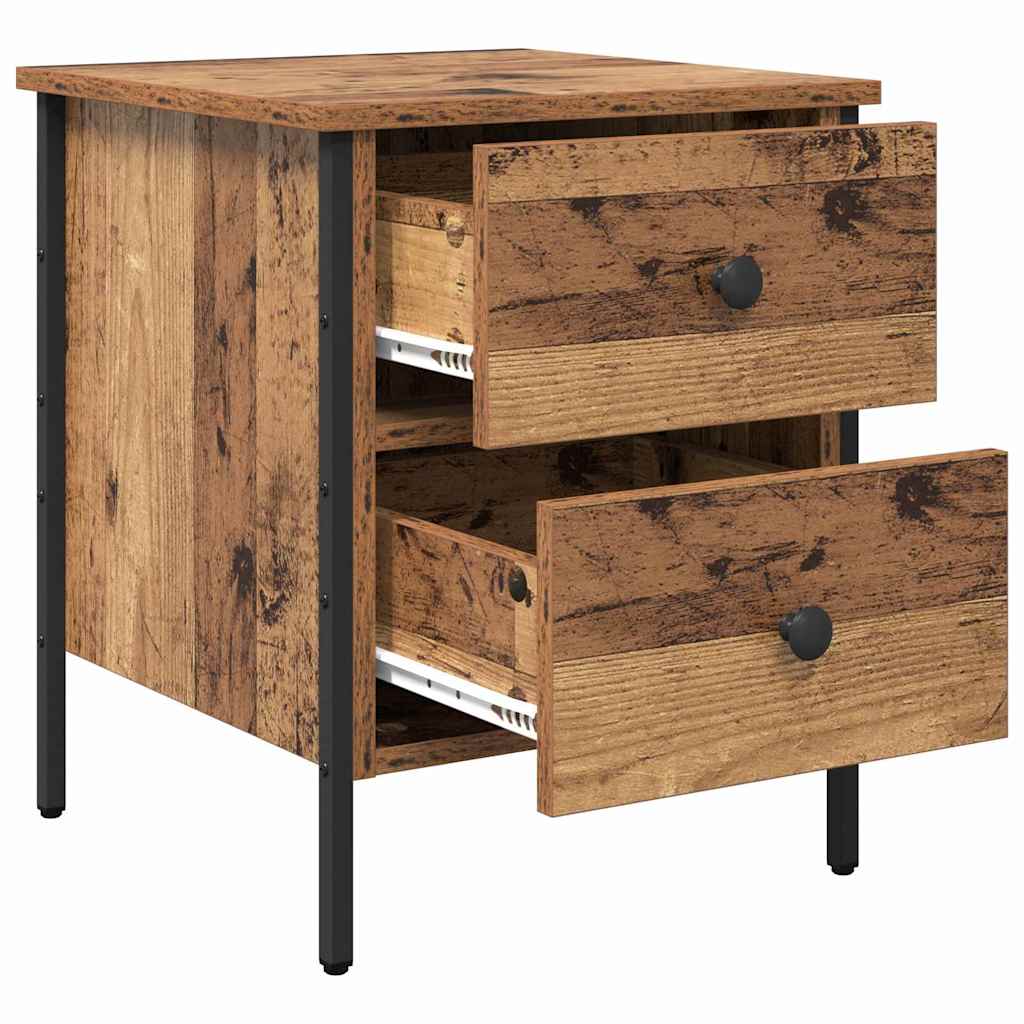 Cabinet de Noche con cajón Madera vieja 40 x 42 x 50 cm