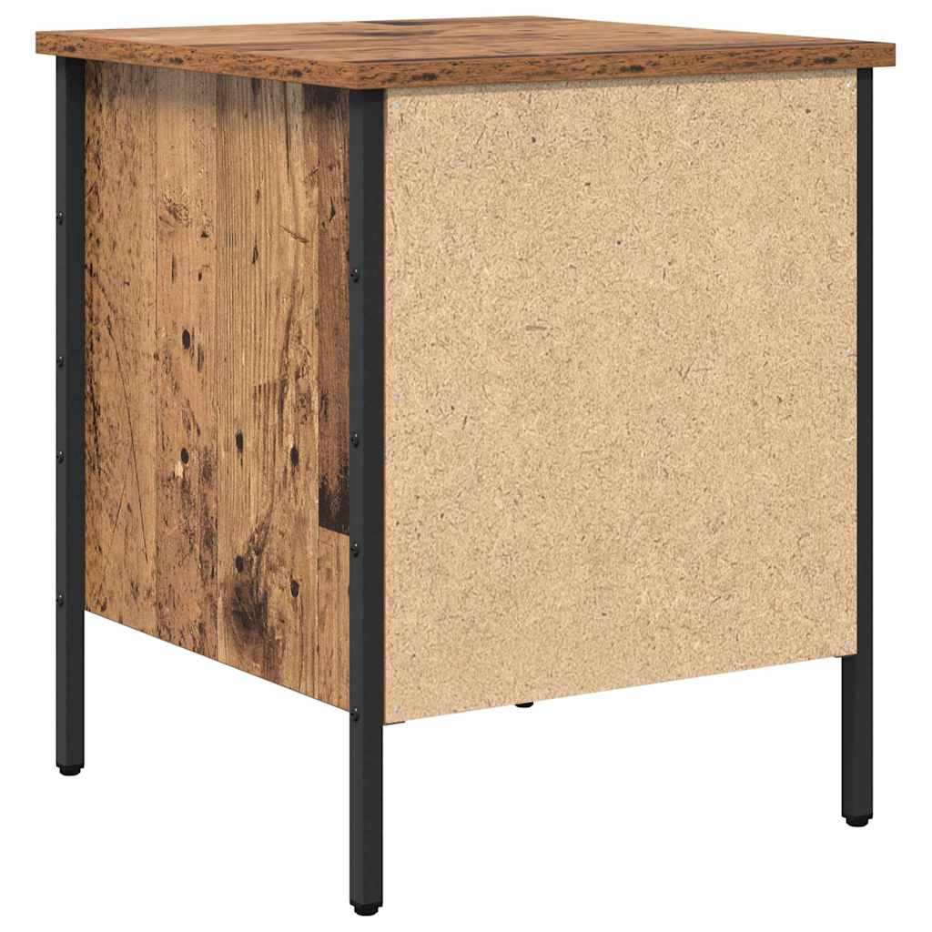 Cabinet de Noche con cajón Madera vieja 40 x 42 x 50 cm