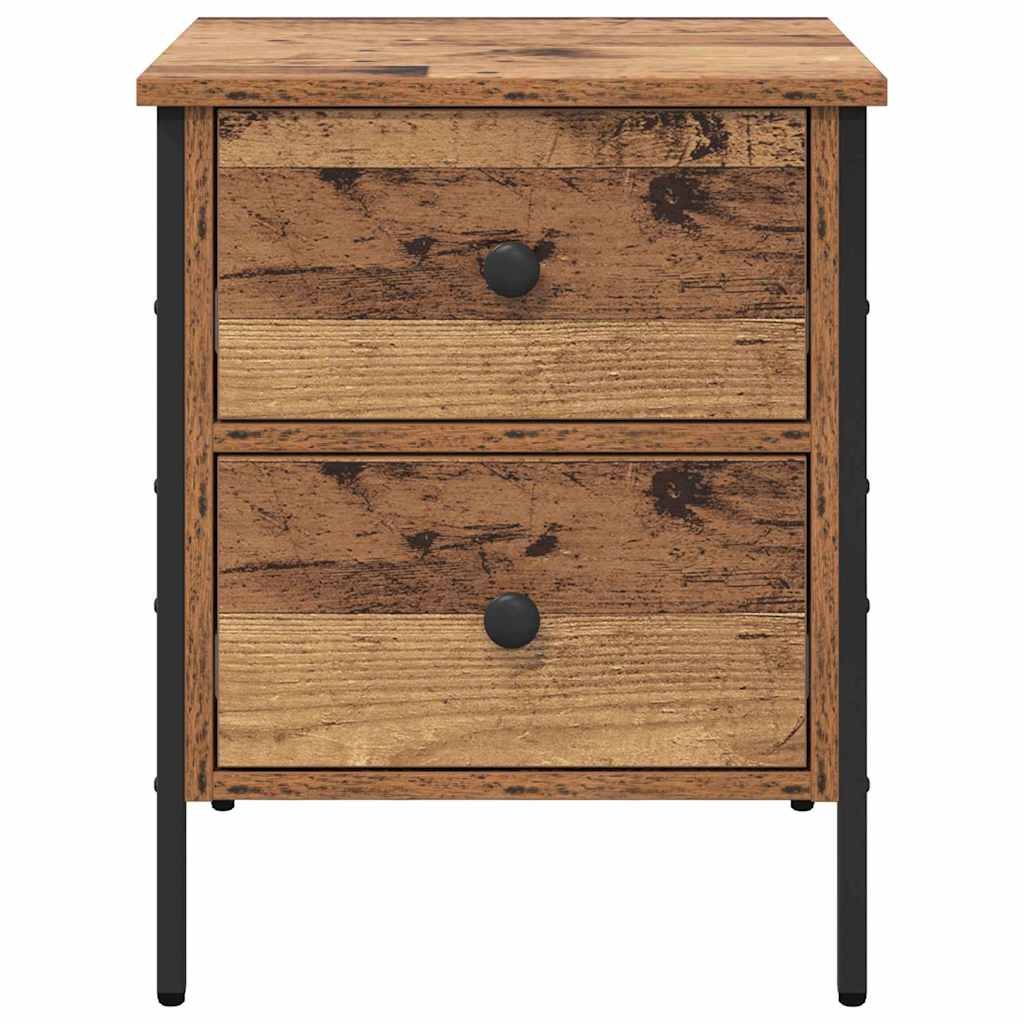 Cabinet de Noche con cajón Madera vieja 40 x 42 x 50 cm