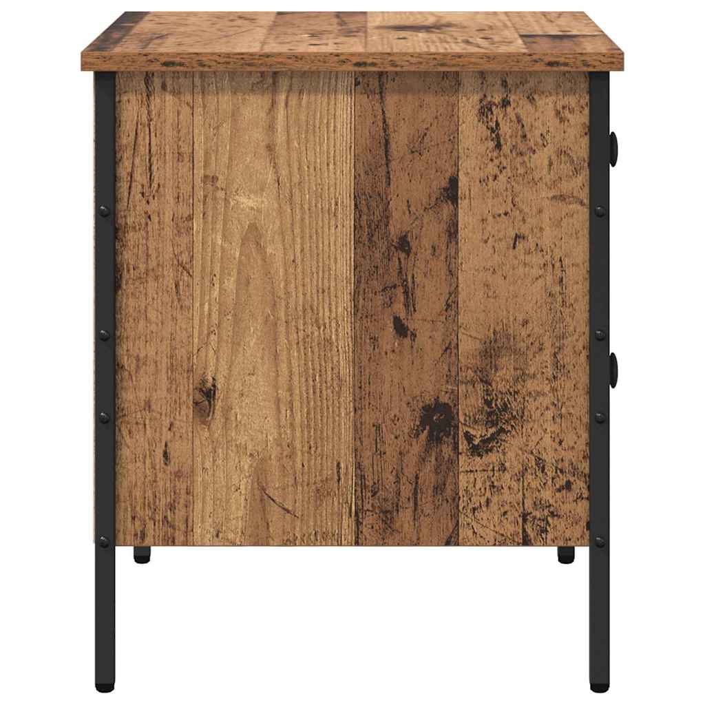 Cabinet de Noche con cajón Madera vieja 40 x 42 x 50 cm