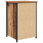 Armario de Noche con cajón 2 pcs Marrón 40 x 36 x 60 cm