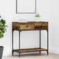 Mesa Consola com gaveta Madeira velha 75 x 34,5 x 75 cm