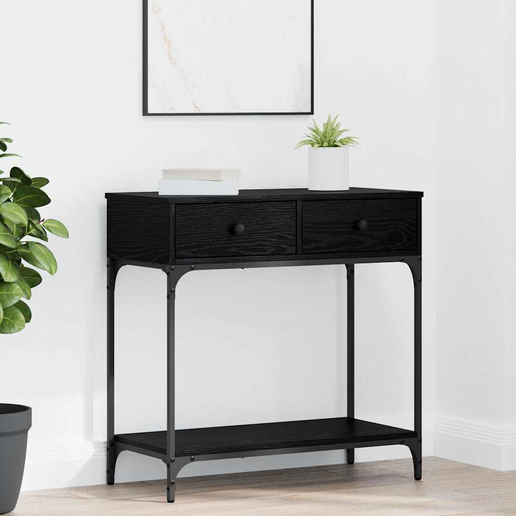 Console Table with drawer Old wood 75 x 34.5 x 75 cm