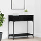 Mesa Consola com gaveta Madeira velha 75 x 34,5 x 75 cm