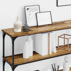 Mesa Consola Madera Vieja 200 x 29 x 75 cm