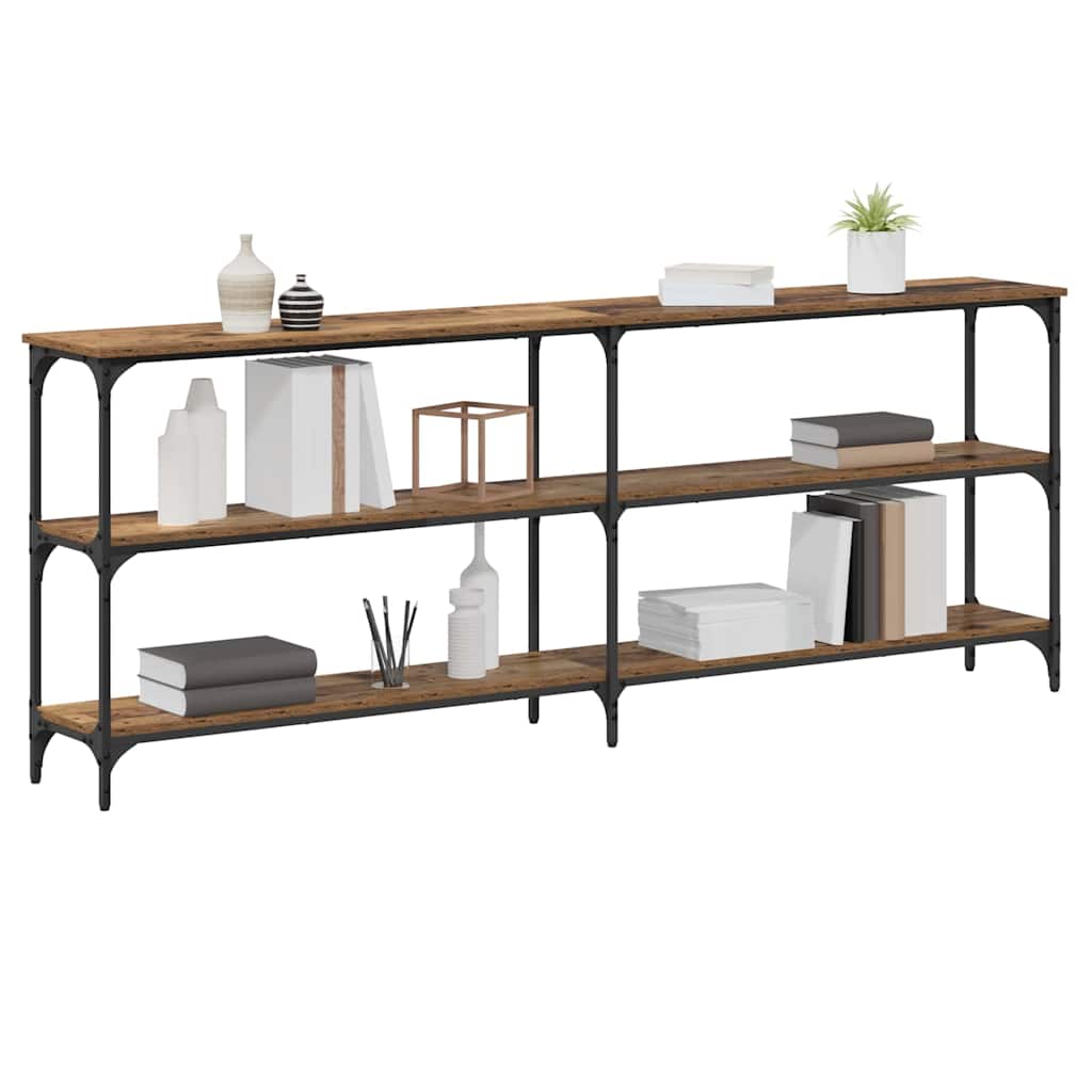 Mesa Consola Madera Vieja 200 x 29 x 75 cm
