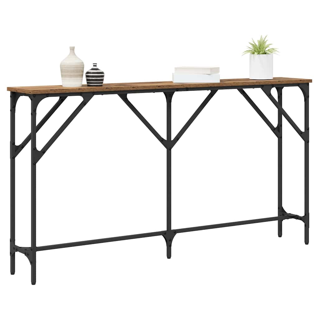 Mesa Consola Madera Vieja 140 x 23 x 75 cm
