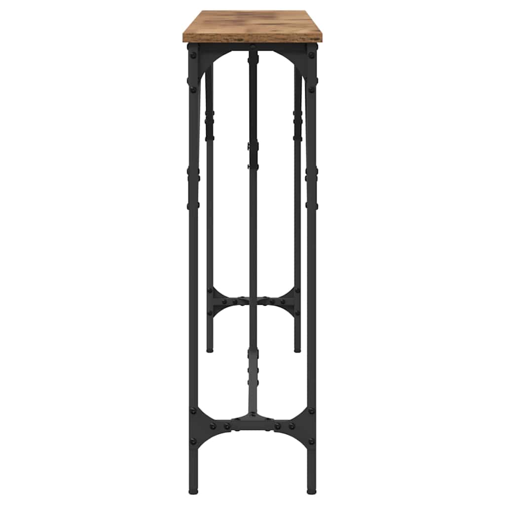 Mesa Consola Madera Vieja 140 x 23 x 75 cm