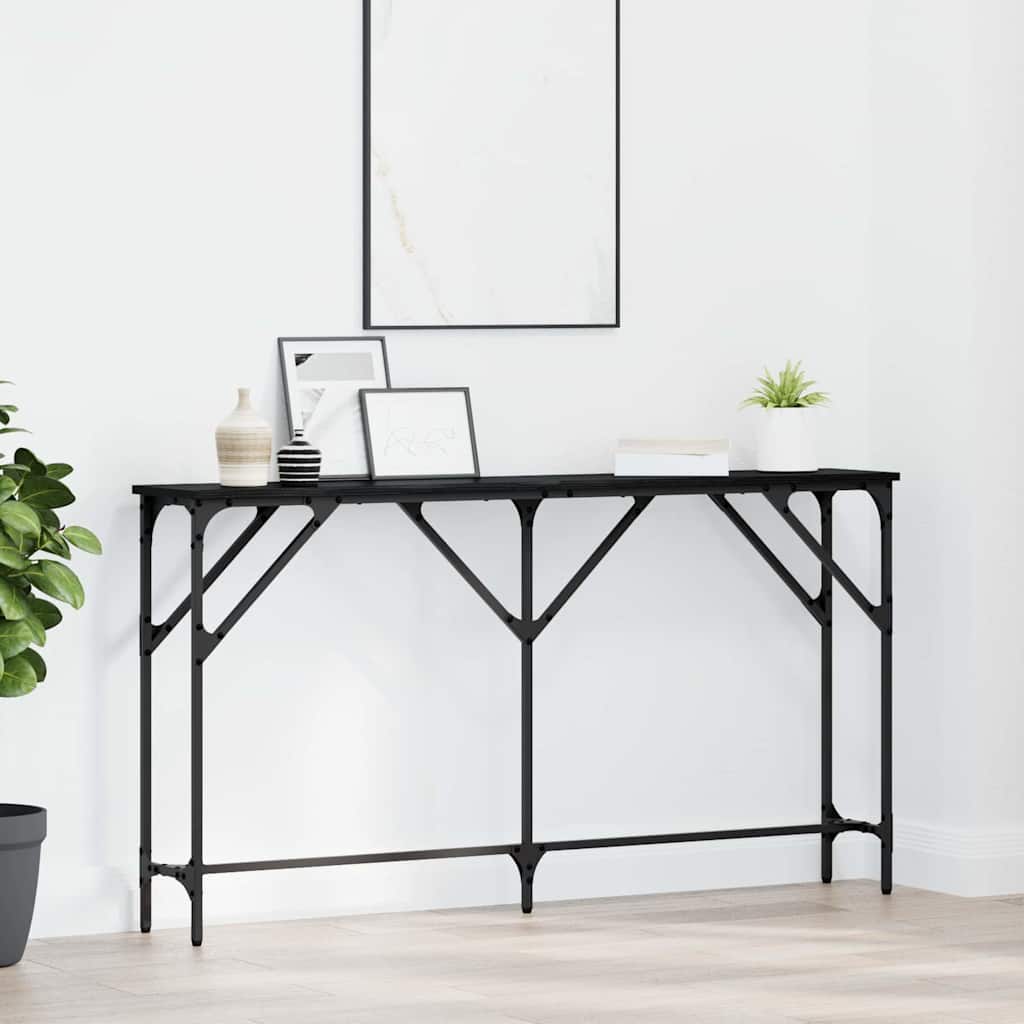 Old Wooden Console Table 140 x 23 x 75 cm