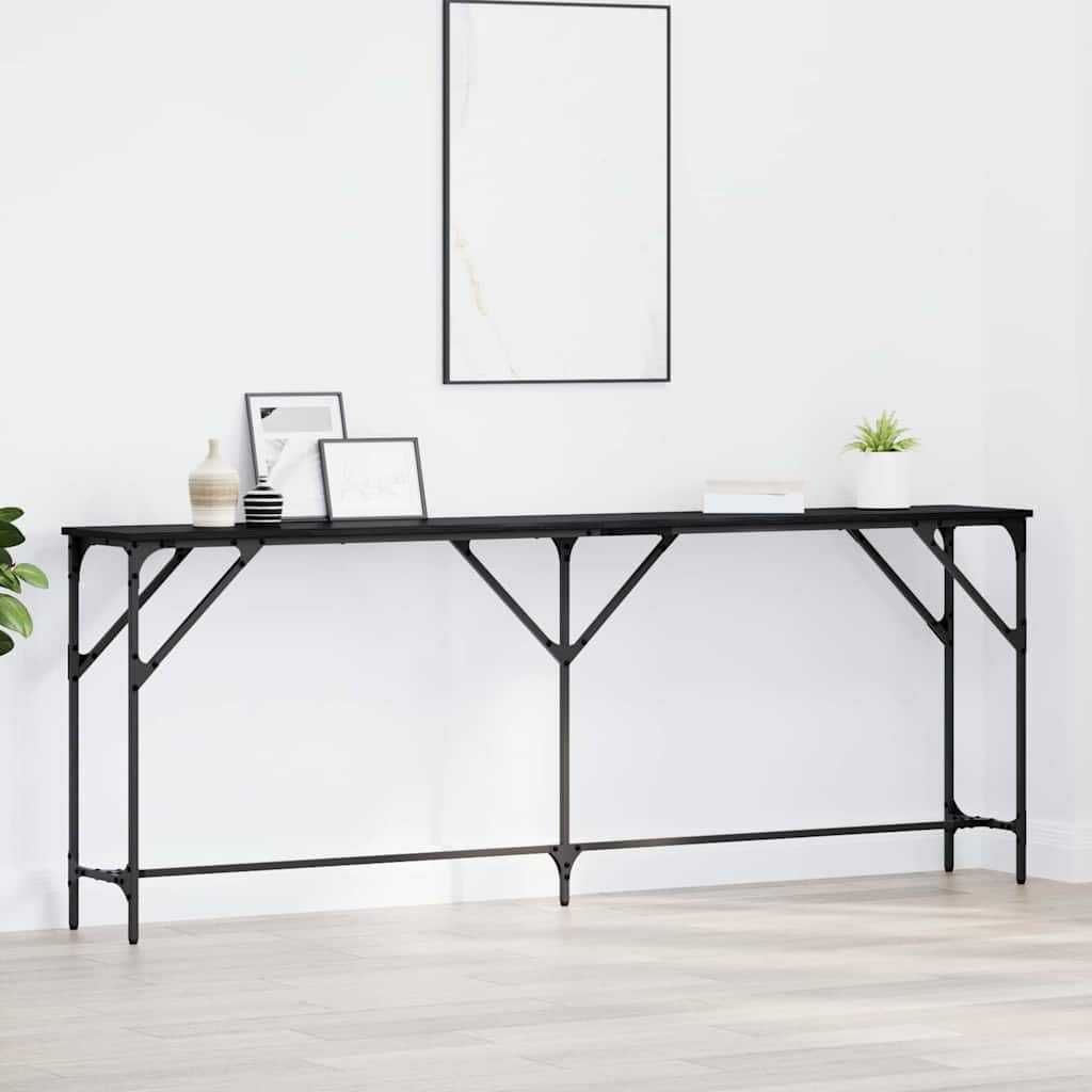 Old Wooden Console Table 140 x 23 x 75 cm