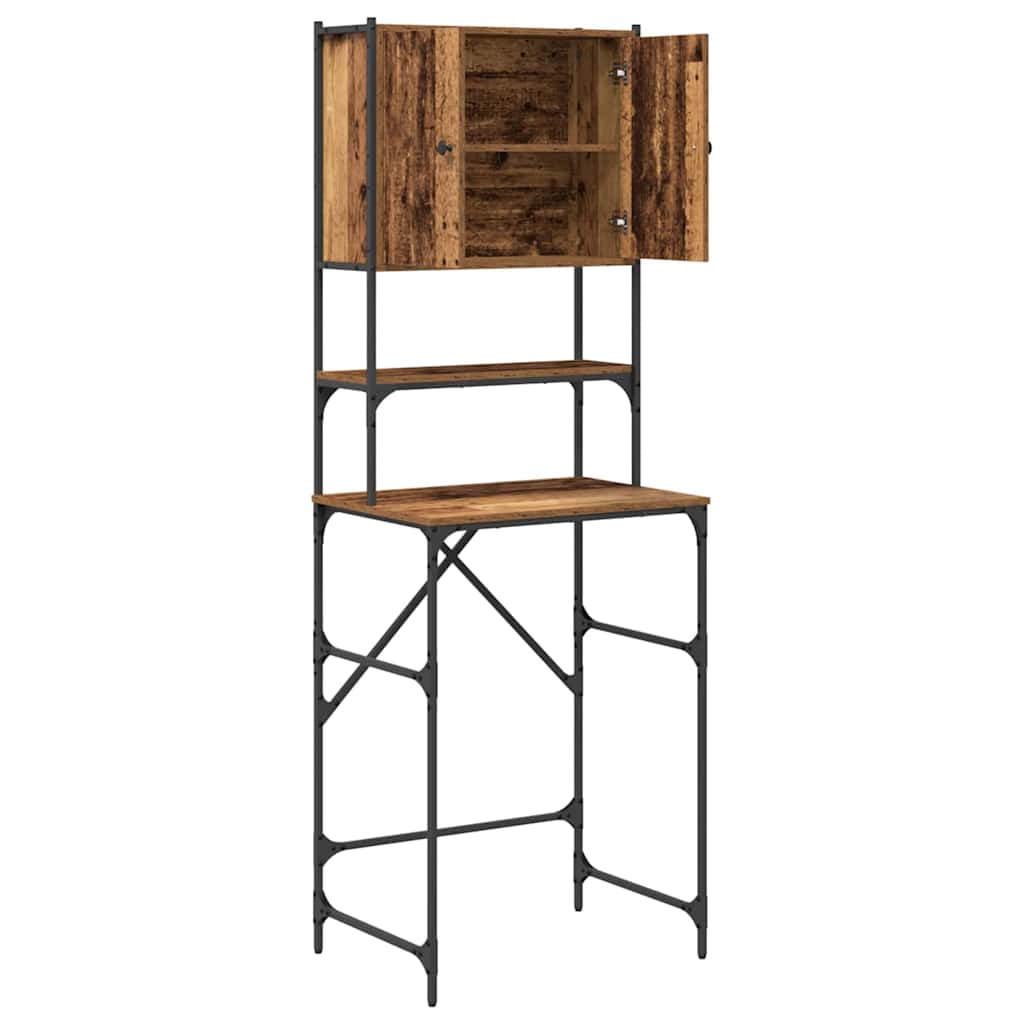 Armario para lavadora Madera vieja 68 x 48,5 x 194 cm