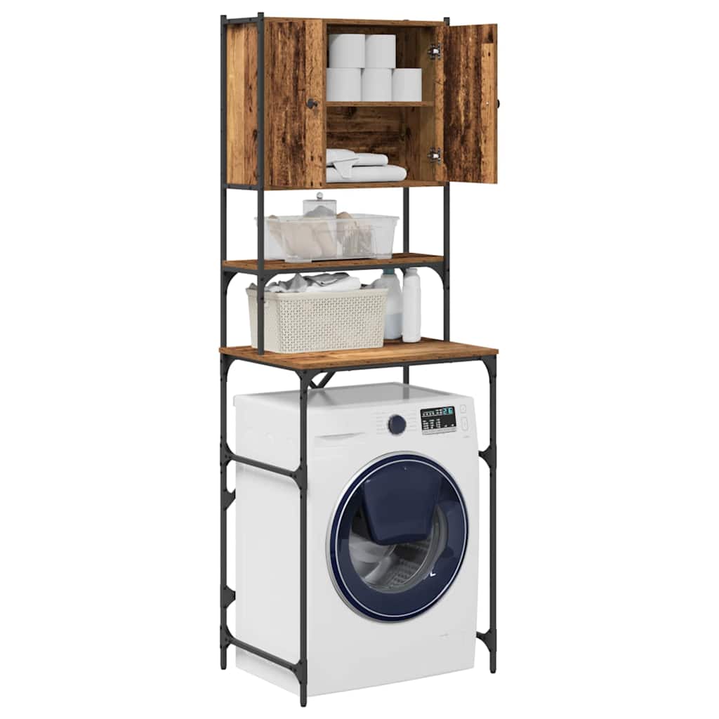 Armario para lavadora Madera vieja 68 x 48,5 x 194 cm
