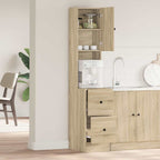 Mueble de Cocina Beige 35 x 50 x 180 cm Madera de ingeniería