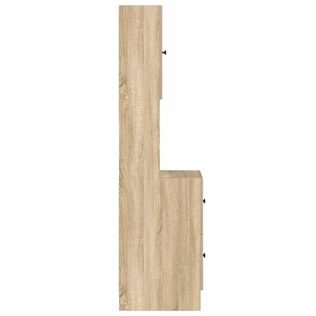 Mueble de Cocina Beige 35 x 50 x 180 cm Madera de ingeniería
