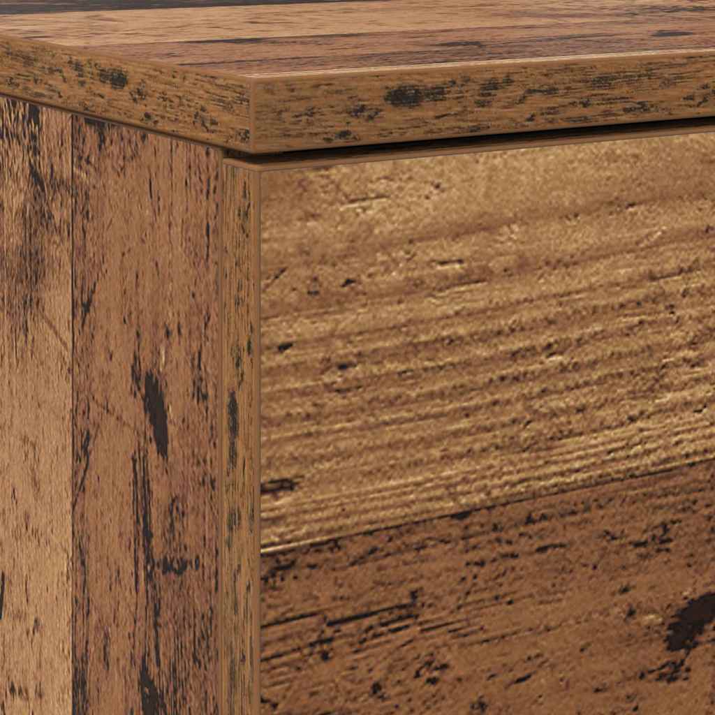 Armario Zapatero con cajón Madera vieja 100,5 x 28 x 100 cm
