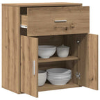 Aparador Roble artesanal 60 x 31 x 70 cm Madera de ingeniería