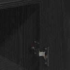 Aparador Roble Negro 60 x 31 x 70 cm Madera de ingeniería