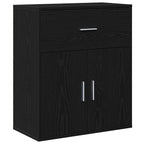 Aparador Roble Negro 60 x 31 x 70 cm Madera de ingeniería
