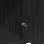Aparador Roble Negro 60 x 31 x 70 cm Madera de ingeniería