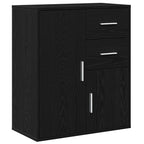 Aparador Roble Negro 60 x 31 x 70 cm Madera de ingeniería