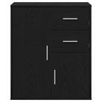Aparador Roble Negro 60 x 31 x 70 cm Madera de ingeniería