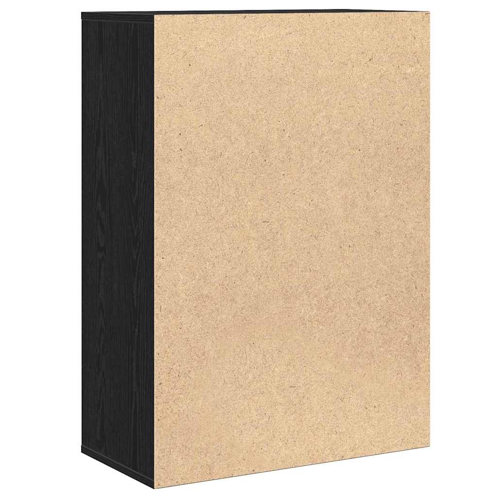 Aparador Roble Negro 60 x 30 x 84 cm Madera de ingeniería