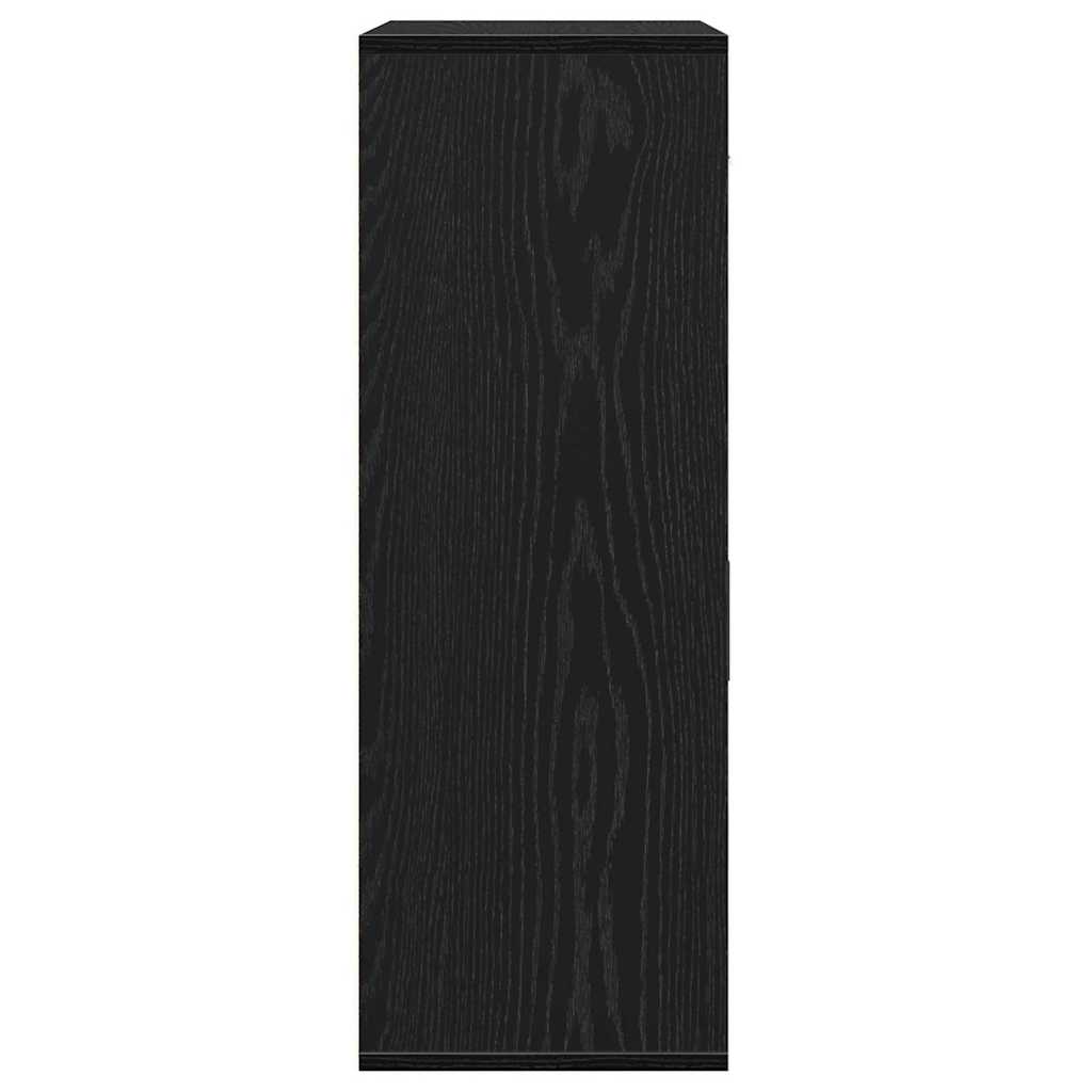 Aparador Roble Negro 60 x 30 x 84 cm Madera de ingeniería
