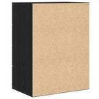 Aparador Roble Negro 60 x 39 x 80 cm Madera de ingeniería