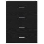 Aparador Roble Negro 60 x 39 x 80 cm Madera de ingeniería