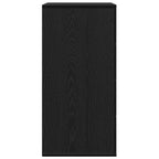 Aparador Roble Negro 60 x 39 x 80 cm Madera de ingeniería