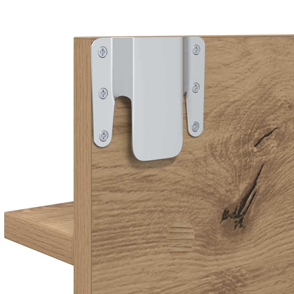 Conjunto de muebles de recibidor 4 pcs Roble Artesanal
