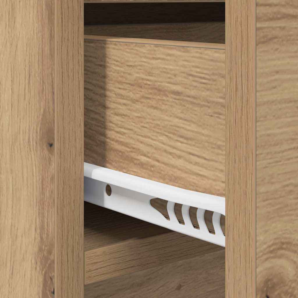 Conjunto de muebles de recibidor 4 pcs Roble Artesanal