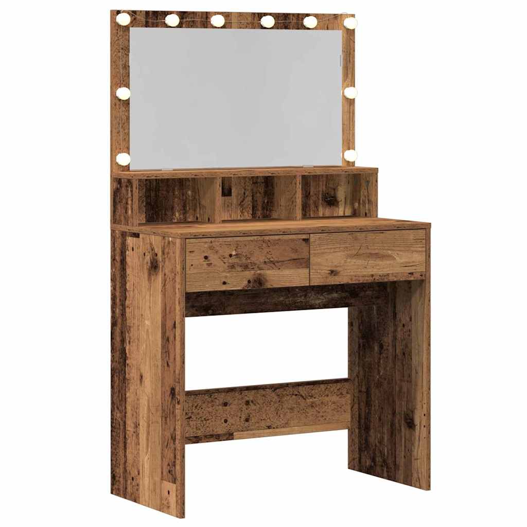 Mesa Tocador con cajón Madera vieja 80 x 41 x 134,5 cm