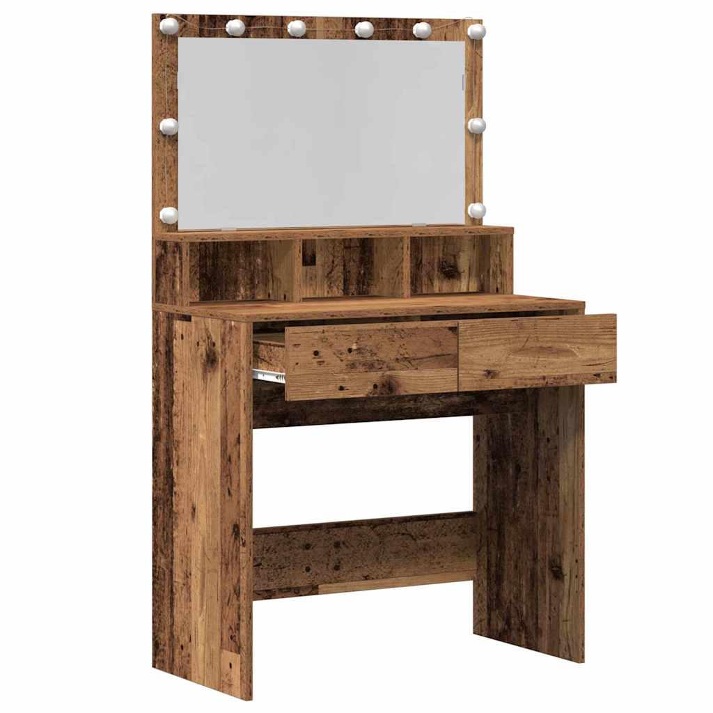 Mesa Tocador con cajón Madera vieja 80 x 41 x 134,5 cm