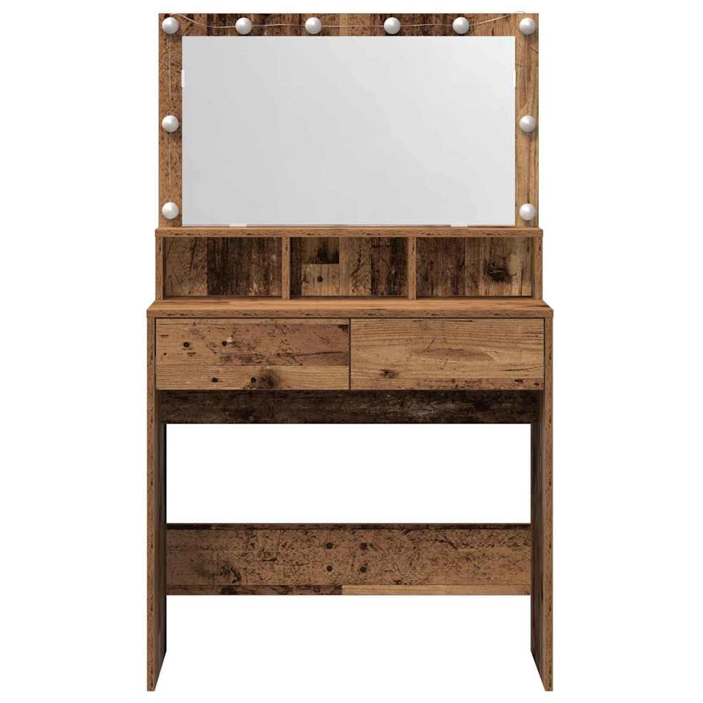 Mesa Tocador con cajón Madera vieja 80 x 41 x 134,5 cm