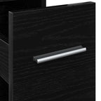 Juego de muebles de baño Roble Negro 22 x 44 x 61.5 cm