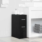Juego de muebles de baño Roble Negro 22 x 44 x 61.5 cm