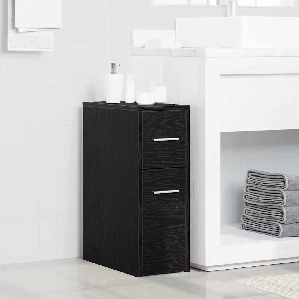 Juego de muebles de baño Roble Negro 22 x 44 x 61.5 cm