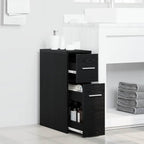 Juego de muebles de baño Roble Negro 22 x 44 x 61.5 cm
