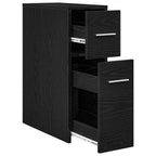 Juego de muebles de baño Roble Negro 22 x 44 x 61.5 cm