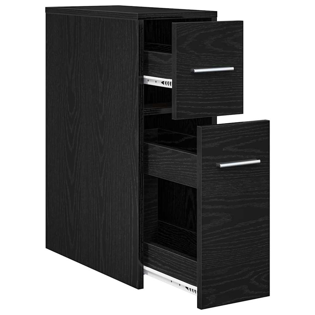 Juego de muebles de baño Roble Negro 22 x 44 x 61.5 cm