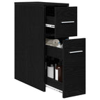 Juego de muebles de baño Roble Negro 22 x 44 x 61.5 cm