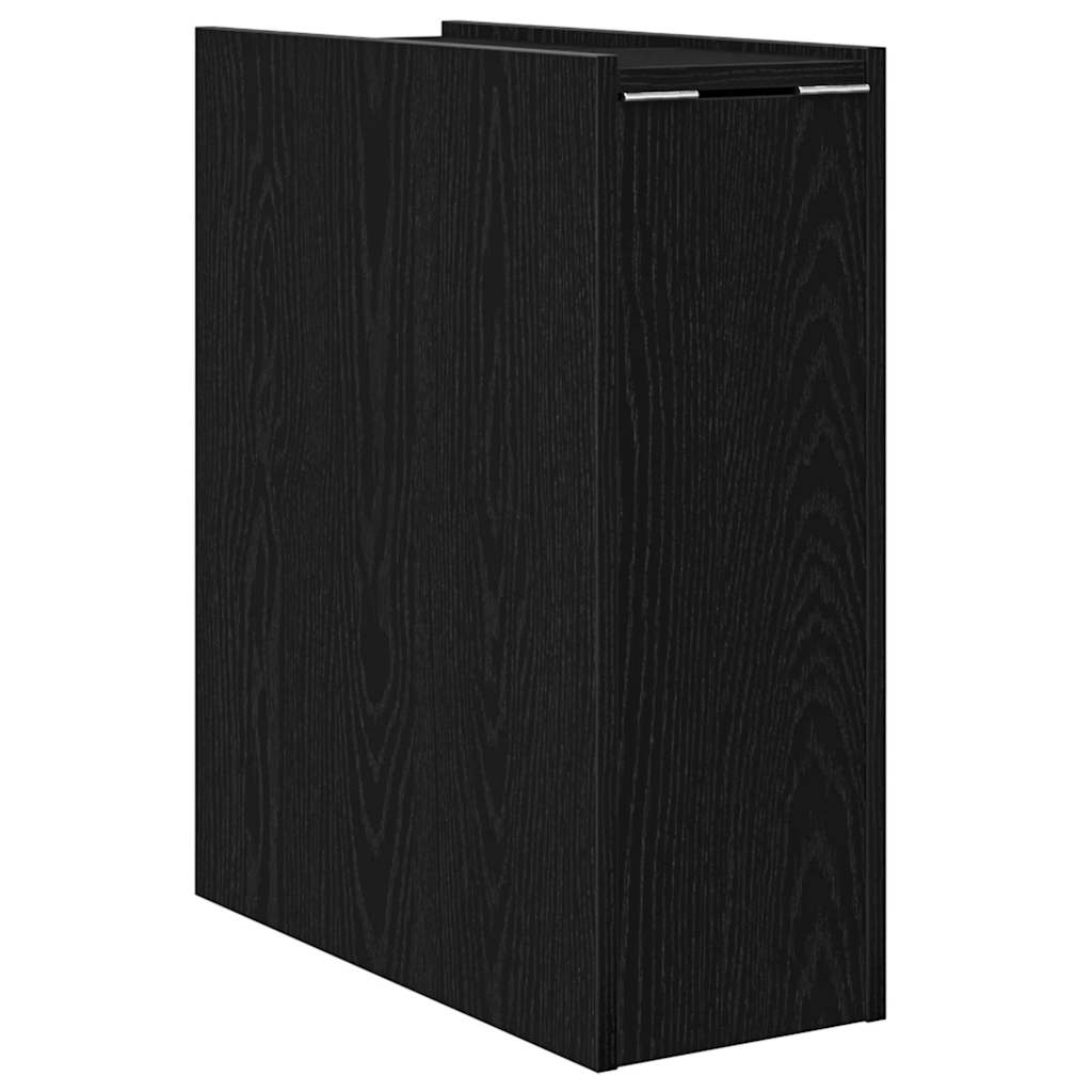 Juego de muebles de baño Roble Negro 80 x 18 x 60 cm