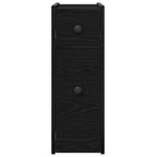 Juego de muebles de baño Roble Negro 80 x 18 x 60 cm