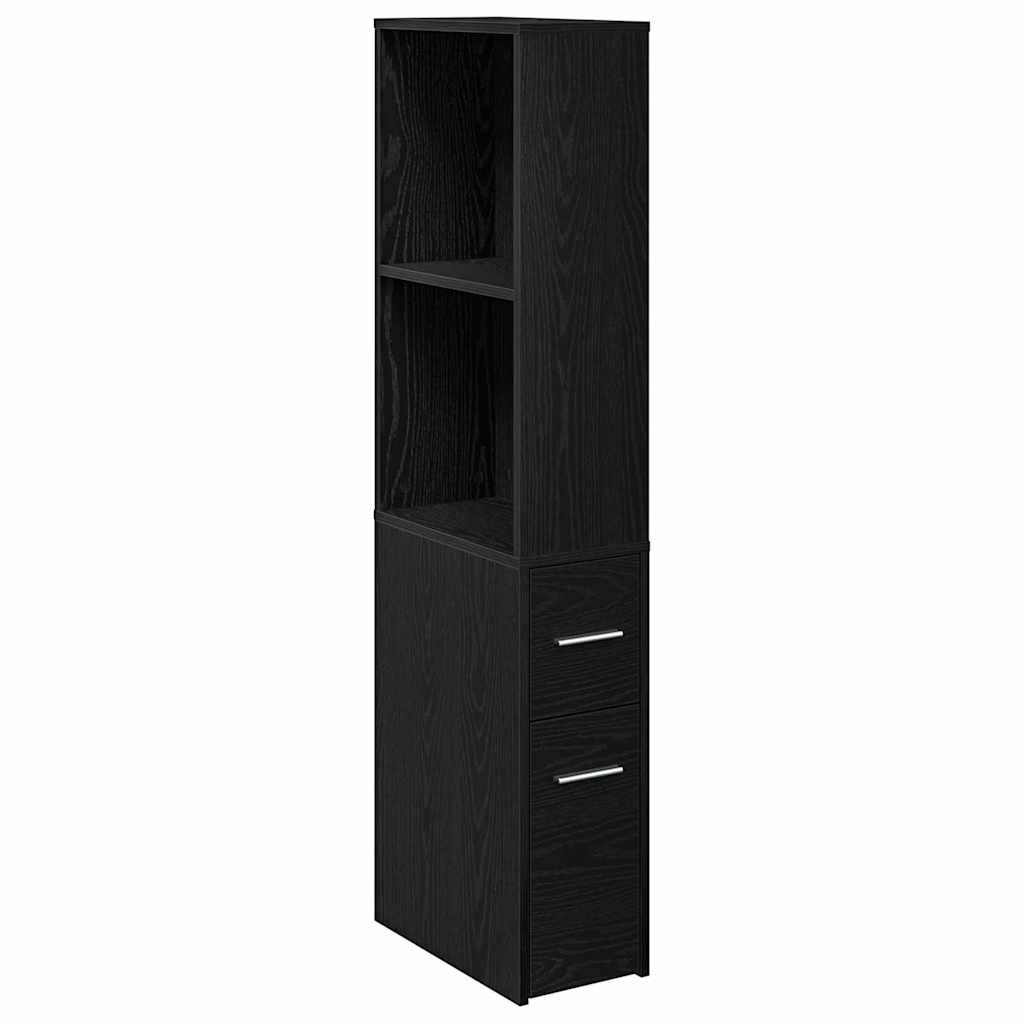 Juego de muebles de baño Roble Negro 22 x 41 x 135 cm