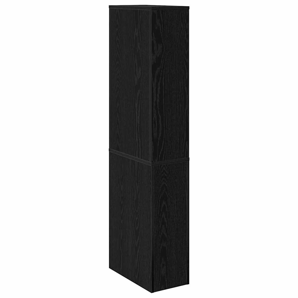 Juego de muebles de baño Roble Negro 22 x 41 x 135 cm